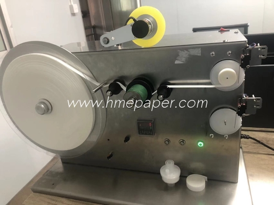 comprar Máquina de bobinado de cinta de filtro de alta capacidad HME de 3 pulgadas tamaño del núcleo 900-1200pcs/hora SUS304 Shell online manufacture