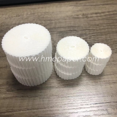 Papel de filtro de absorción para respiradores médicos Hme papel rollo 90g/m2 con ancho personalizable 2mm-50mm